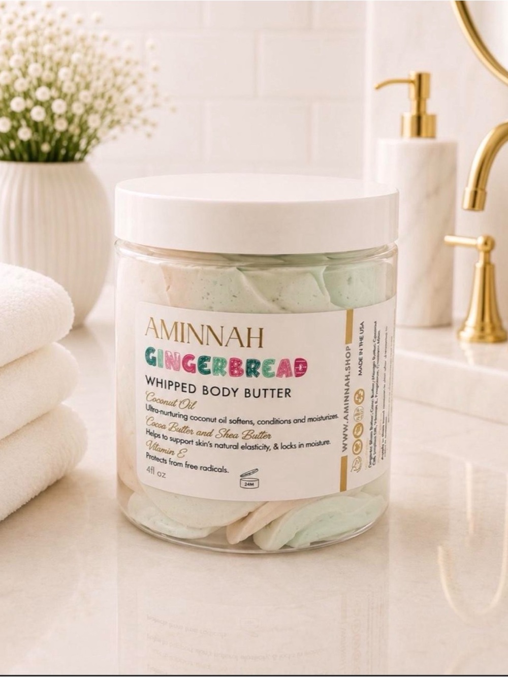 Aminnah Gingerbread Whipped Body Butter